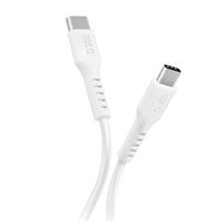 kabel przewód usb-c pd 25w 1 m - biały