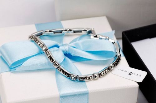 Srebrna bransoleta BDM3235 - Markazyty na Arena.pl