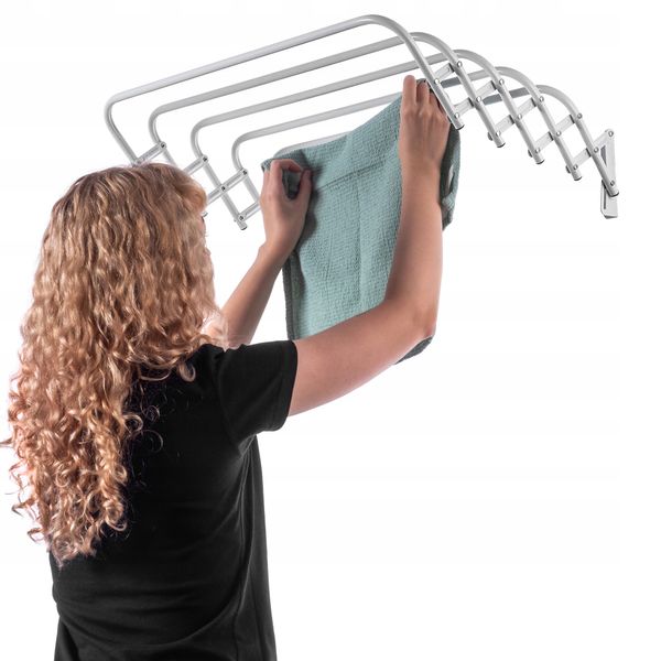 KADAX Suszarka Na Pranie Ścienna Harmonijkowa 60cm zdjęcie 2