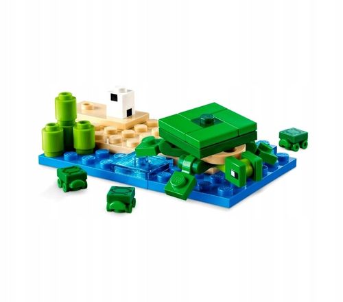 klocki LEGO Minecraft 21254 Domek na plaży żółwi 234 elementy na Arena.pl