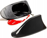 ANTENA DO RADIA FM DACHOWA NA AUTO REKIN PŁETWA CZARNA KOLOR CZARNY DO AUTA