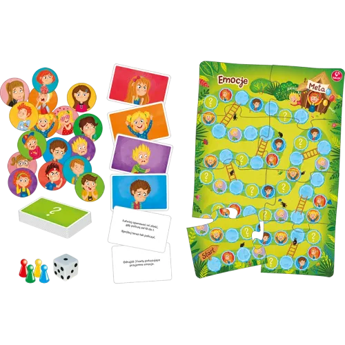 Emocje - gra planszowa dla dzieci - odkryj siebie i poznaj swoje emocje na Arena.pl