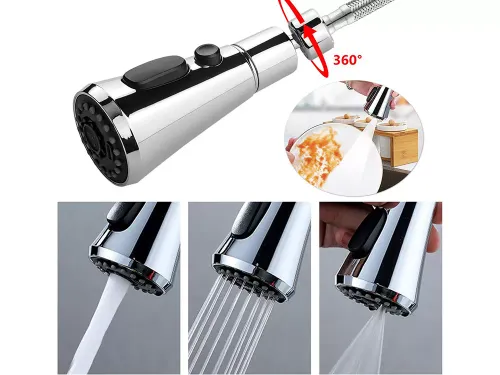 Perlator przedłużacz adapter kuchenny do kranu 3w1 na Arena.pl
