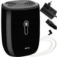 Osuszacz Powietrza RUHHY Cichy Pochłaniacz Wilgoci 64h 0,8l Wydajny Czarny