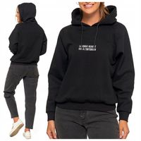 OCIEPLANA BLUZA DAMSKA MORAJ Z KAPTUREM MIŁA W DOTYKU BAWEŁNIANA