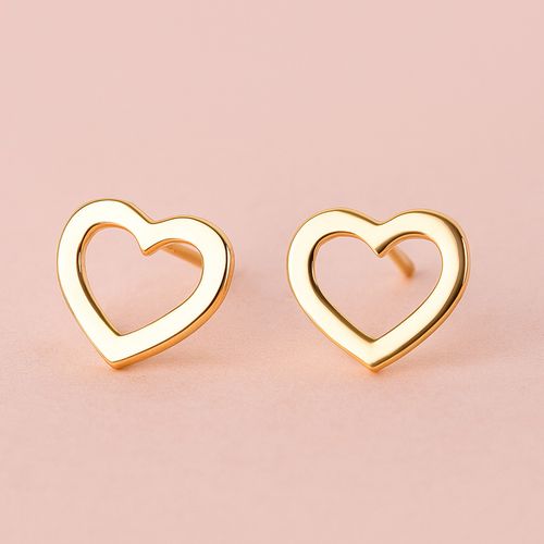 złote kolczyki serduszka 333 na Arena.pl
