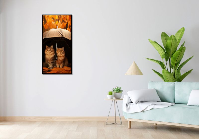Plakat 50x100cm Jesienny Koci Schron zdjęcie 4