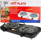 KUCHENKA ELEKTRYCZNA DWUPALNIKOWA TURYSTYCZNA NA PRĄD MOCNA PRZENOŚNA