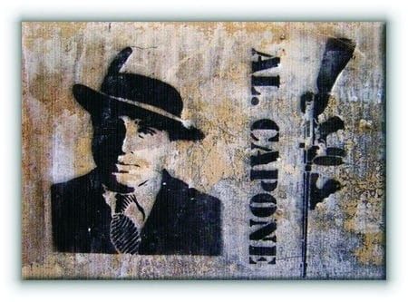 Al Capone - Obraz na płótnie 80x60 cm na Arena.pl