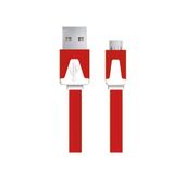 eb182r esperanza kabel micro usb 2.0 a-b m/m 1.8m płaski czerwony
