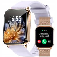 Zegarek damski SMARTWATCH GRAVITY - ROZMOWY POWIADOMIENIA PULS KROKI ALARM