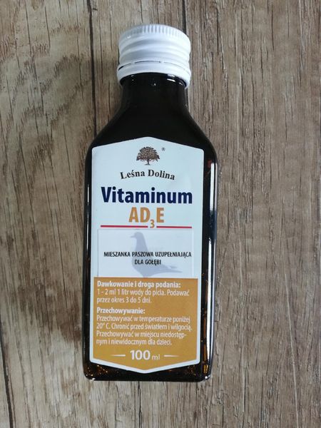 Witamina AD3E dla gołębi Leśna Dolina 100ml zdjęcie 1