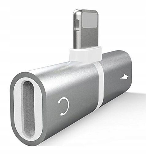 ADAPTER 2x LIGHTNING SŁUCHAJ ŁADUJ 2W1 do iPhone na Arena.pl