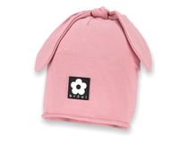 BROEL SEPHORA czapka dla dziewczynki uszka brudny róż 50-52