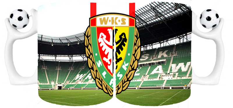 Kubek z piłką dla Fana WKS Śląsk Wrocław zdjęcie 1