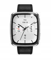 Smartwatch Amazfit Active 2 Square Black Leather Premium NFC