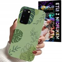 ETUI CASE DO SAMSUNG S20 - LIŚCIE WZORY DLA KOBIET KWIATY RÓŻE