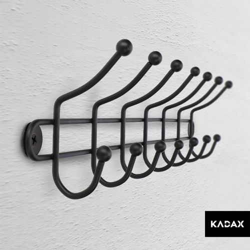 Wieszak Ścienny Na Ubrania Uchwyt 3 + 7 Haczyków na Arena.pl