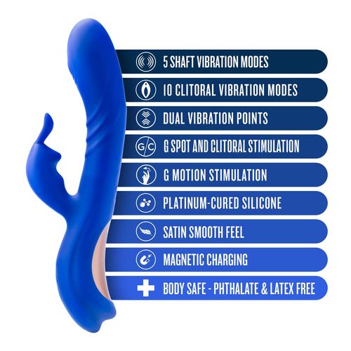 Wibrator punktu G Blush HARPER MIDNIGHT Niebieski na Arena.pl