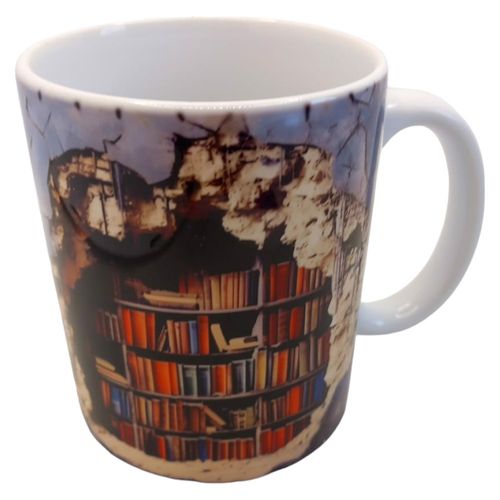 Kubek Ceramiczny 400ml Półkę na Książki 3D na Arena.pl