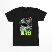 Koszulka Czarna - EXO - WYBIERZ KOLOR KOSZULKI I FASON Męska 2XL