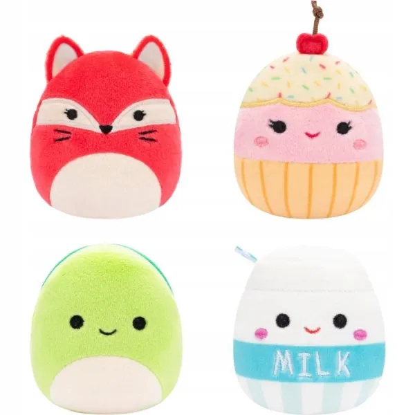 SQUISHMALLOWS MICROMALLOWS 4PACK MASKOTKI 6CM zdjęcie 2