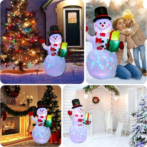 BAŁWAN nadmuchiwany ŚWIECĄCY DUŻY pompowany LED 150cm dmuchaniec na Arena.pl