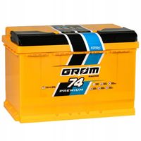 Akumulator Grom Racing 74Ah 720A EN PRAWY PLUS