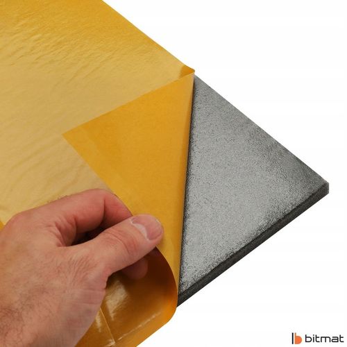 MATA PIANKA WYGŁUSZAJĄCA MASKI silnika HAŁAS 10mm komora gąbka z klejem na Arena.pl