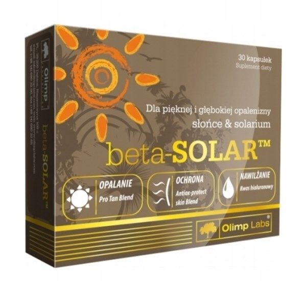 OLIMP BETA SOLAR 2x30kaps PIĘKNA ZDROWA OPALENIZNA zdjęcie 7