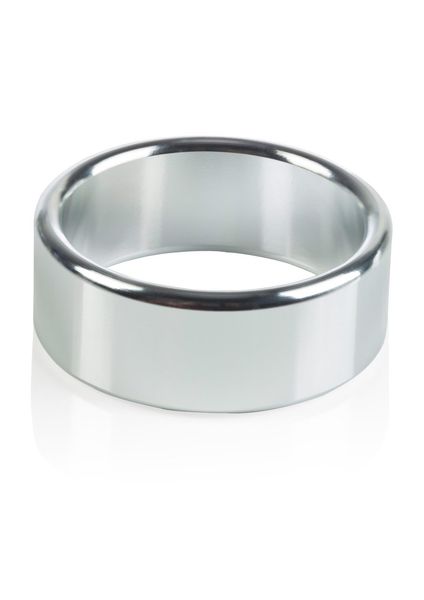 Alloy Metallic Ring - Large Silver zdjęcie 4