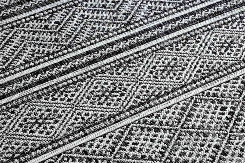 RUG/LU/VINEA/ZIGZAK/BLACK+WHITE/120x170 zdjęcie 3