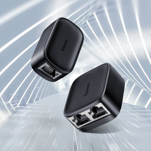 Łącznik, adapter RJ45 Baseus High Speed (czarny) na Arena.pl