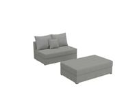 Mała SOFA PACO 2 ST z Funkcją Spania pufa zestaw