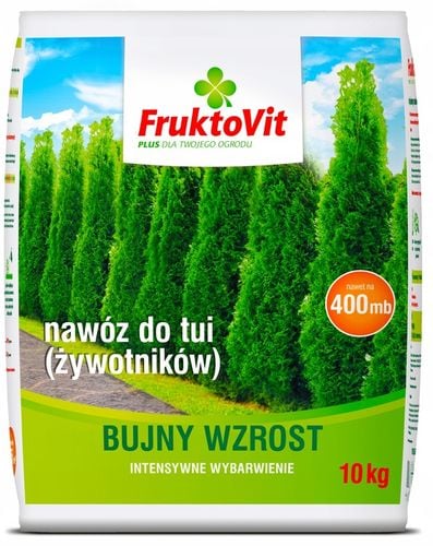 FRUKTOVIT PLUS NAWÓZ DO ŻYWOTNIKÓW TUI THUI BUJNY WZROST WYBARWIENIE 10KG na Arena.pl