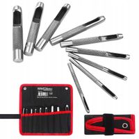 Wycinaki wybijaki dziurkacz otworów skóry 2,5-10mm 9 szt. KD11876