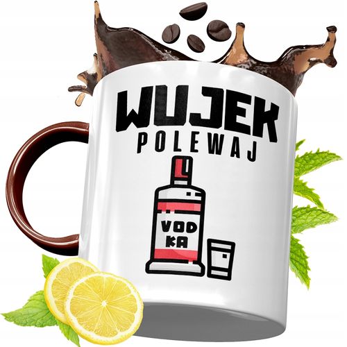 Kubek Bordowy Dla Wujka Na Urodziny Prezent Z Nadrukiem Ze Zdjęciem na Arena.pl