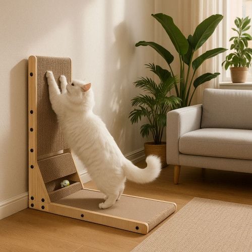 DRAPAK PETSI NAROŻNY L Z KARTONU Z PIŁECZKĄ DZWONECZKIEM na Arena.pl