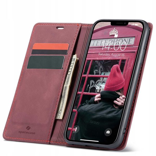 Spacecase Wallet Iphone 11 Red zdjęcie 1