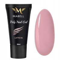 ŻEL BUDUJĄCY Akrylożel Polygel Acrylgel MABELL Poly Gel Nail 30g LATTE