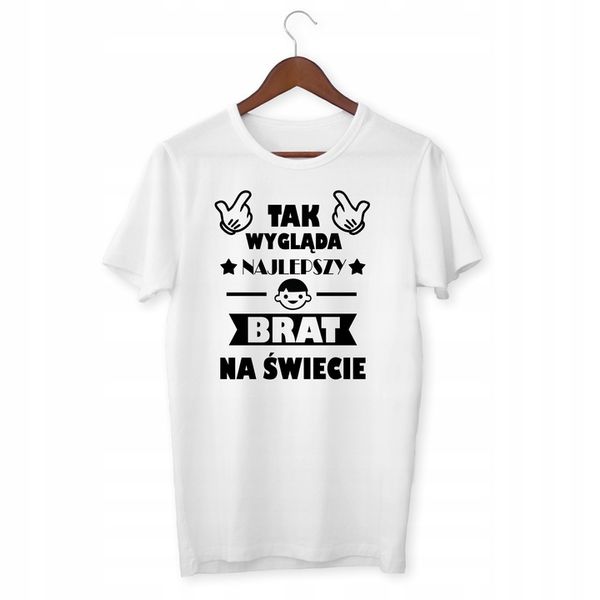 KOSZULKA NAJLEPSZY BRAT NA PREZENT EVER DLA NIEGO zdjęcie 4