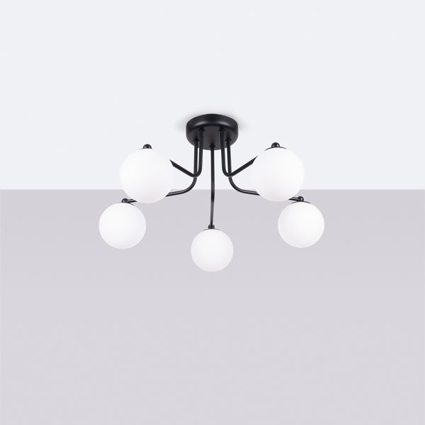 Żyrandol ASTRAL 5 czarny zdjęcie 2