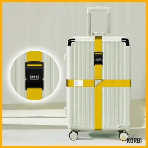 3x PAS ZABEZPIECZAJĄCY PODWÓJNY WALIZKI TORBY BAGAŻU PODRÓŻNY ZESTAW MIX2 na Arena.pl