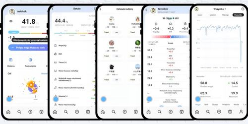 WAGA ŁAZIENKOWA ANALITYCZNA ELEKTRONICZNA SMART+ APLIKACJA PO POLSKU na Arena.pl