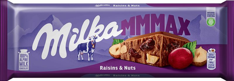 MILKA CZEKOLADA 270G RAISINS NUTS zdjęcie 1
