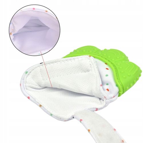 GRYZAK RĘKAWICZKA NA ZĄBKOWANIE NIEMOWLĘ KOLORY na Arena.pl