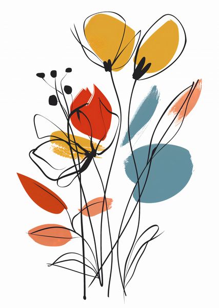 Plakat 64x90cm Ogród przy Lecie zdjęcie 1