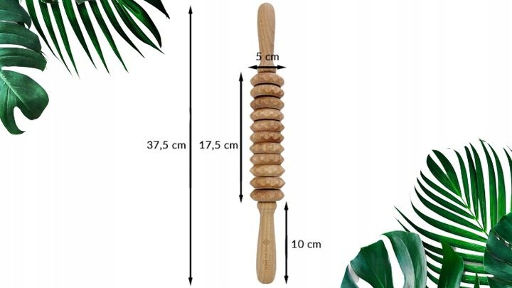 MASAŻER ELASTYCZNY DREWNIANY WAŁEK NA CELLULIT PL zdjęcie 6