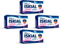 ISKIAL JUNIOR 3+ Olej Z Wątroby Rekina Wit D3 DHA 60 Kapsułek Cytrynowych