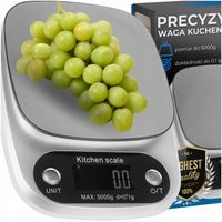 ELEKTRONICZNA WAGA KUCHENNA DOMOWA JUBILERSKA PRECYZYJNA CZARNA